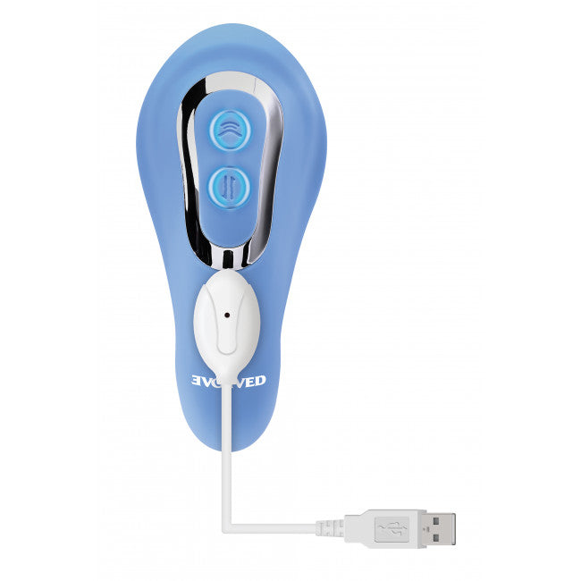 Evolved Tap and Trust Vibrator Light Blue