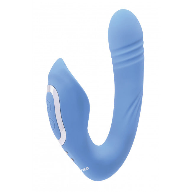 Evolved Tap and Trust Vibrator Light Blue