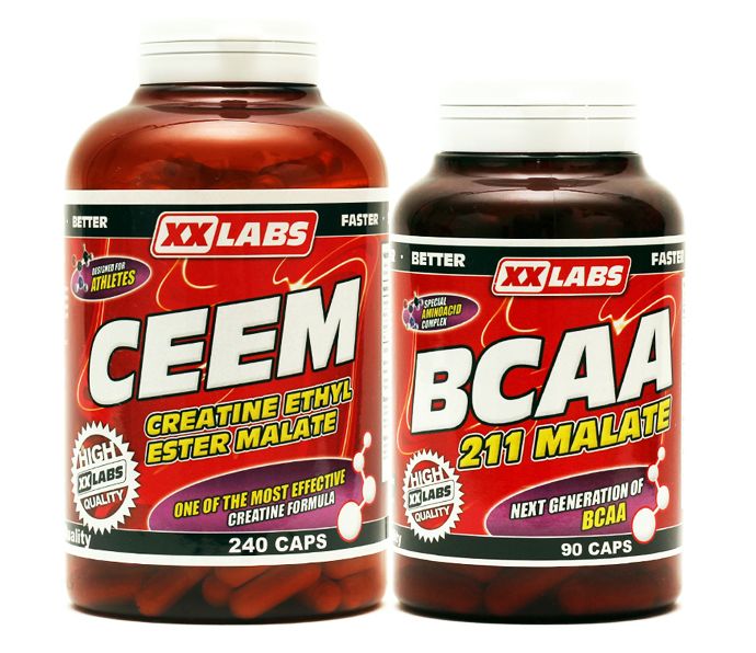 XXLABS CEEM cps.240 + 211 BCAA MALATE cps.90 FREE