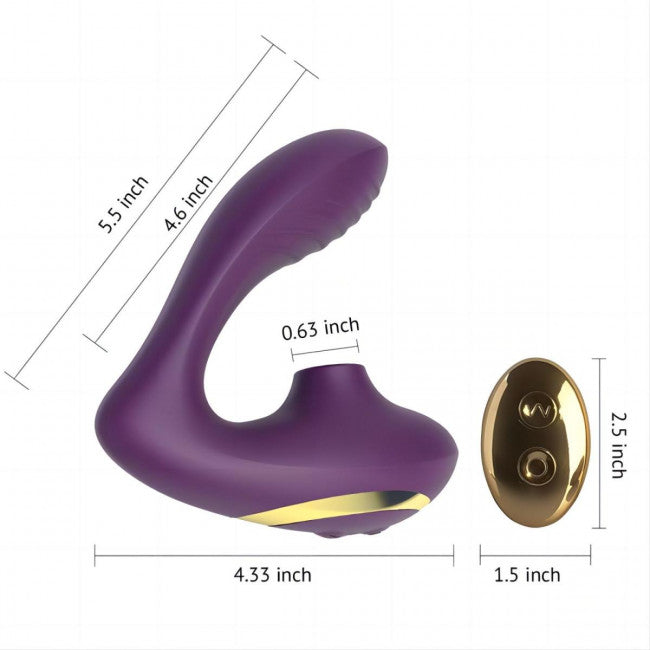 Tracy's Dog OG 2 Clitoral Sucking Vibrator Purple