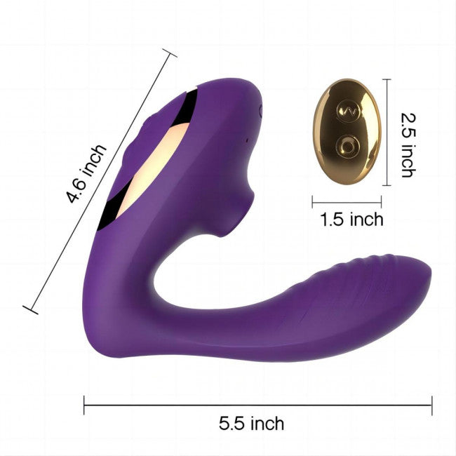 Tracy's Dog OG 2 Clitoral Sucking Vibrator Purple