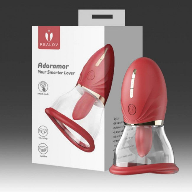 Realov Adoramor Magic Tongue Pleasure Red