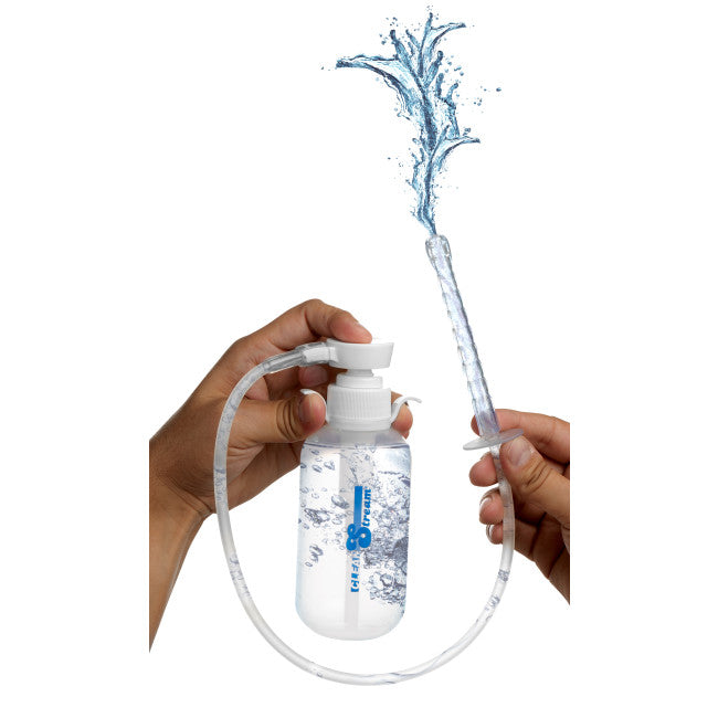 CleanStream Pump Action Enema Bottle with Nozzle Clear