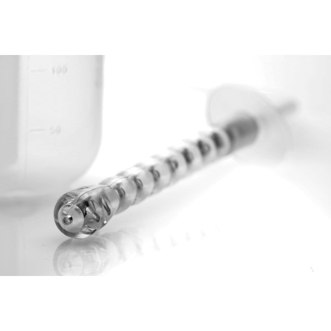 CleanStream Pump Action Enema Bottle with Nozzle Clear
