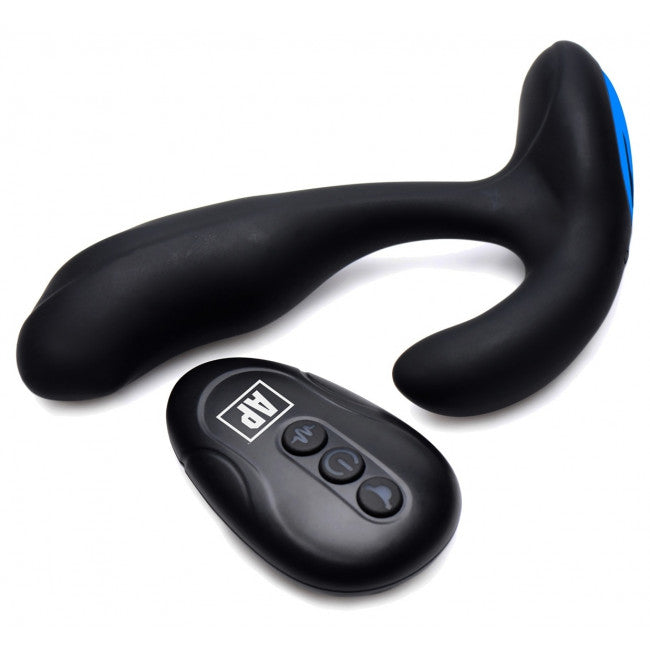 Alpha-Pro 7X P-BENDER Bendable Prostate Stimulator with Stroking Bead Black