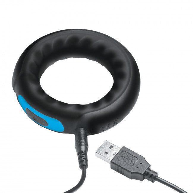 Trinity Vibes Power Performance Ring 7x Silicone Cock & Ball Ring with Remote