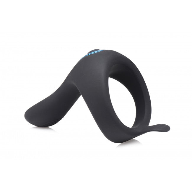 Trinity Vibes Power Taint 7X Silicone Cock and Ball Ring with Remote