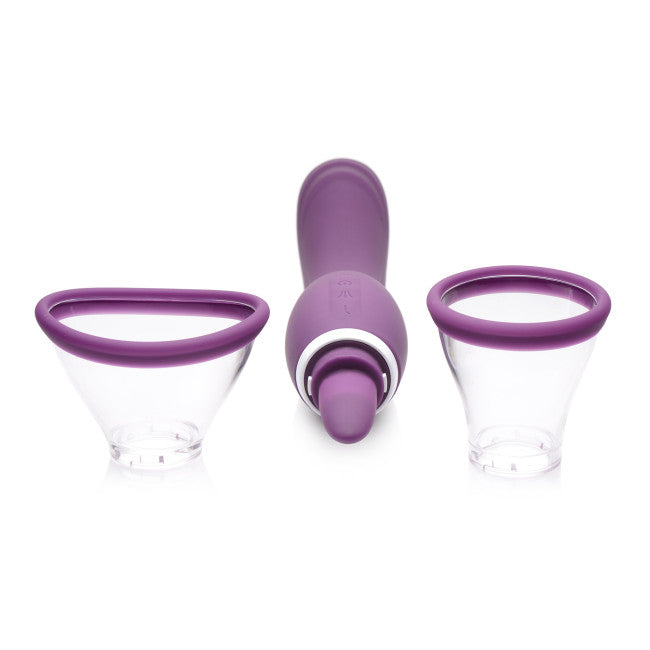 Lickgasm Lickgasm 8X Licking and Sucking Vibrator Purple