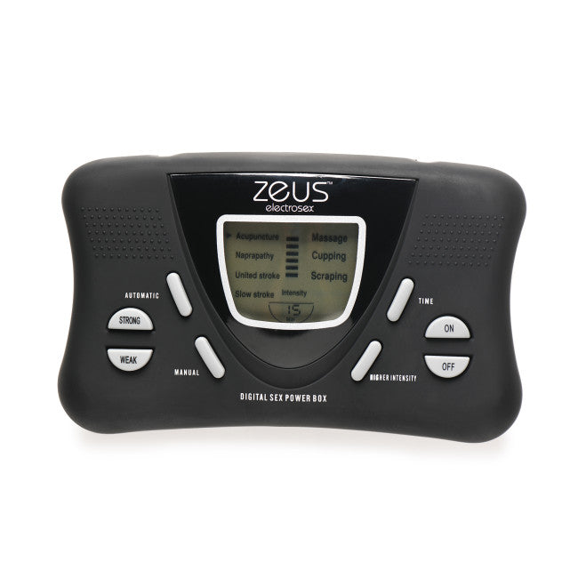 Zeus Electrosex Deluxe E-Stim Kit Black