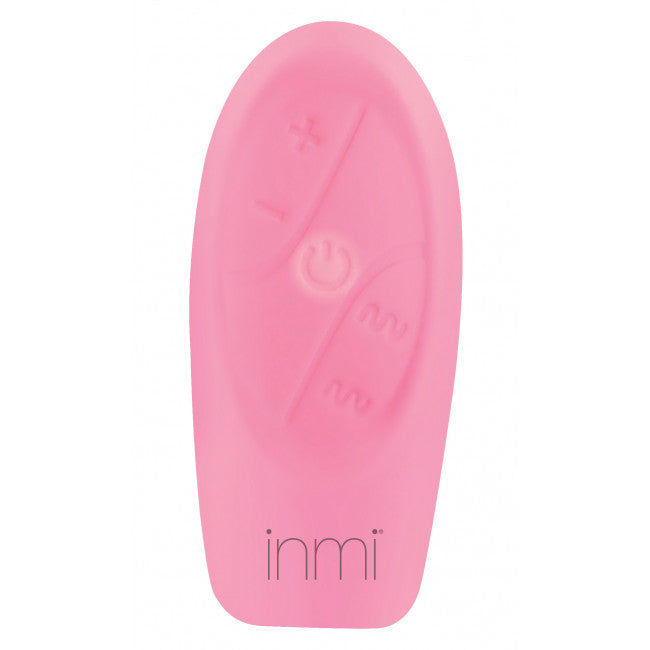 Inmi The Pulse Slider 28X Pulsing & Vibrating Silicone Pad with Remote Pink