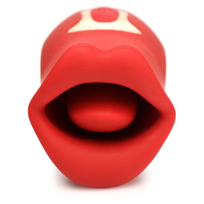Lickgasm Lickgasm Kiss & Tell Mini Kissing & Vibrating Clitoral Stimulator Red