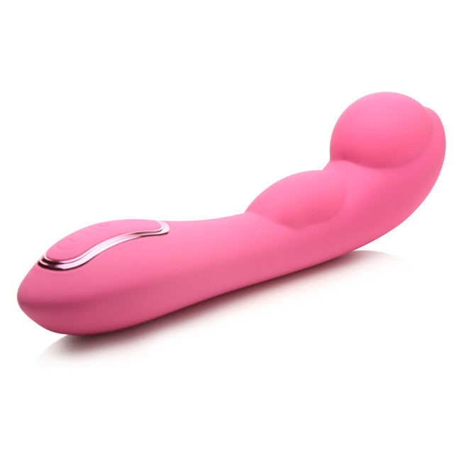 Inmi Extreme-G Inflating G-Spot Silicone Vibrator Pink