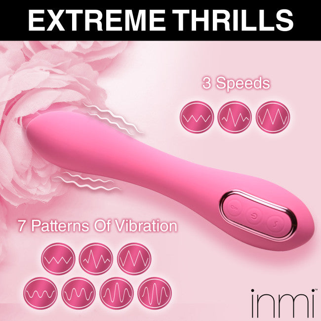 Inmi Extreme-G Inflating G-Spot Silicone Vibrator Pink
