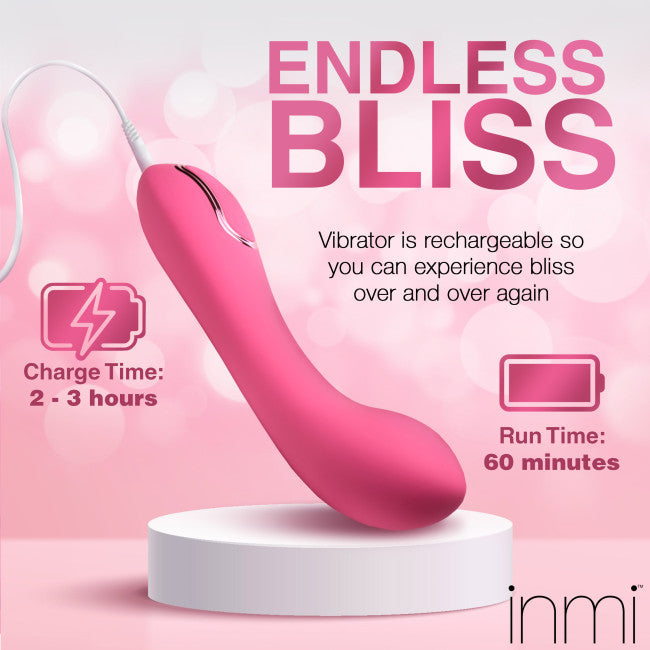Inmi Extreme-G Inflating G-Spot Silicone Vibrator Pink