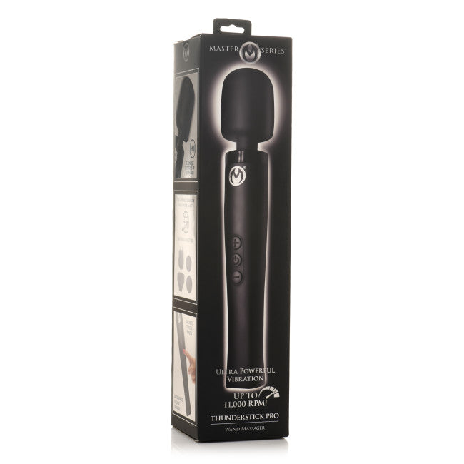 Master Series Thunderstick Pro Wand Massager Black