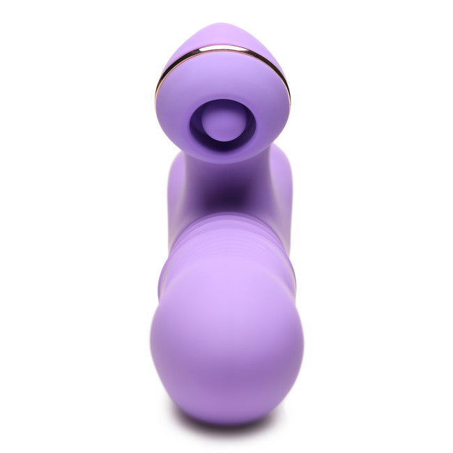 Shegasm Pro-Thrust Max 14X Thrusting & Pulsing Silicone Rabbit Purple
