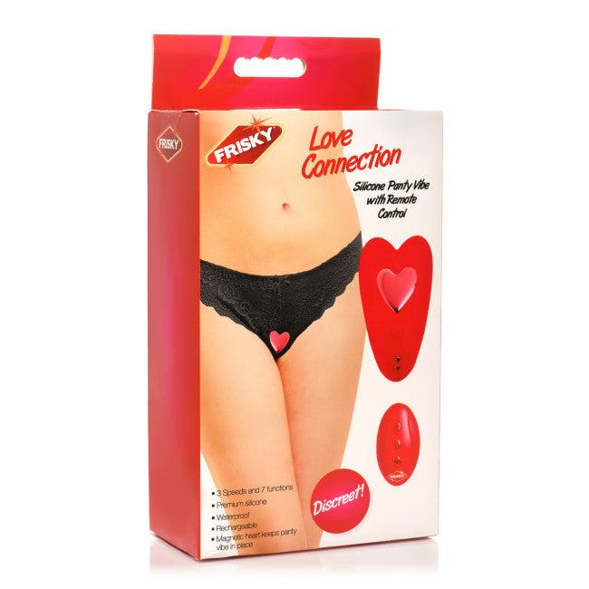 Frisky Love Connection Silicone Panty Vibe with Remote Control