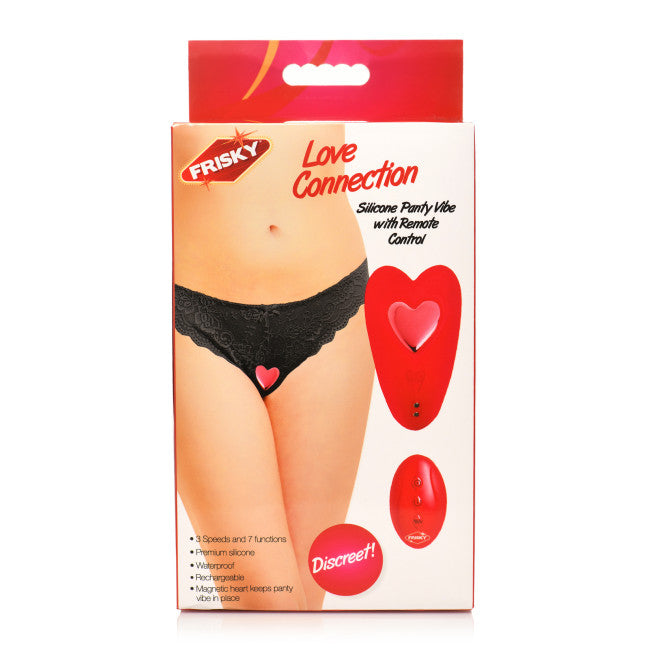 Frisky Love Connection Silicone Panty Vibe with Remote Control
