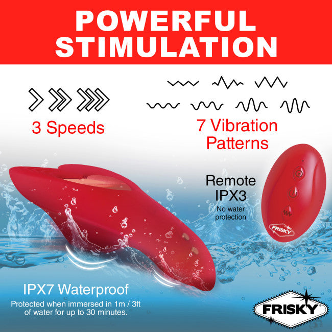 Frisky Love Connection Silicone Panty Vibe with Remote Control