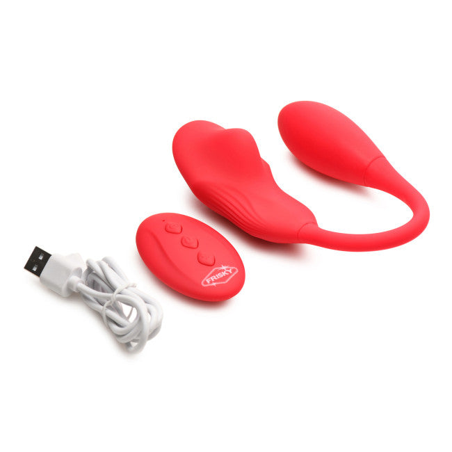 Frisky Double Love Connection Silicone Panty Vibe with Remote Control