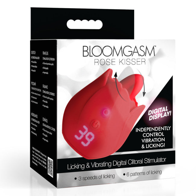 Bloomgasm Rose Kisser Licking & Vibrating Digital Clitoral Stimulator