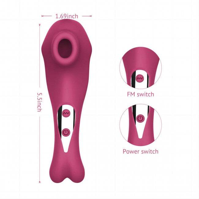 Tracy's Dog Cat Clitoral Sucking Vibrator Red