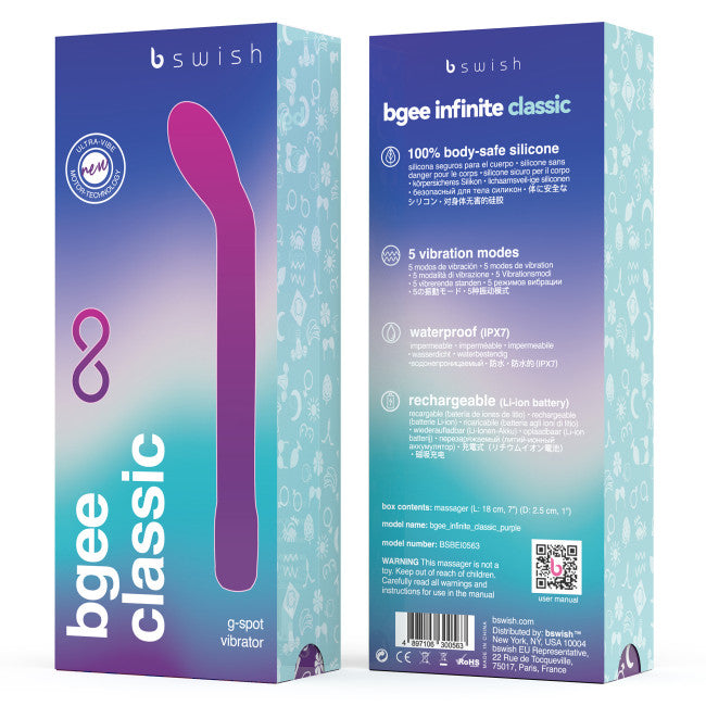 Bswish Bgee Infinite Classic Purple G-spot vibrator