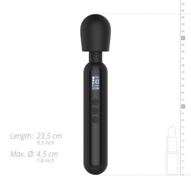 Blacq Digital Wand Vibrator Black