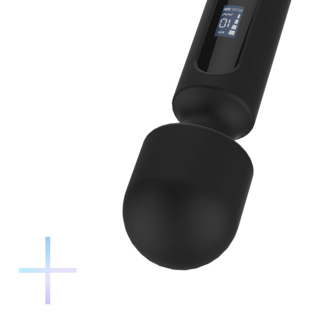 Blacq Digital Super Wand Vibrator Black