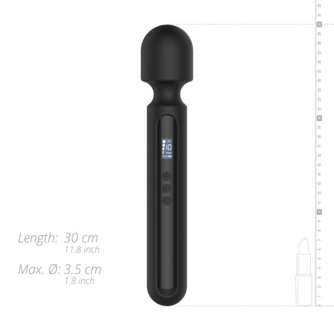 Blacq Digital Super Wand Vibrator Black