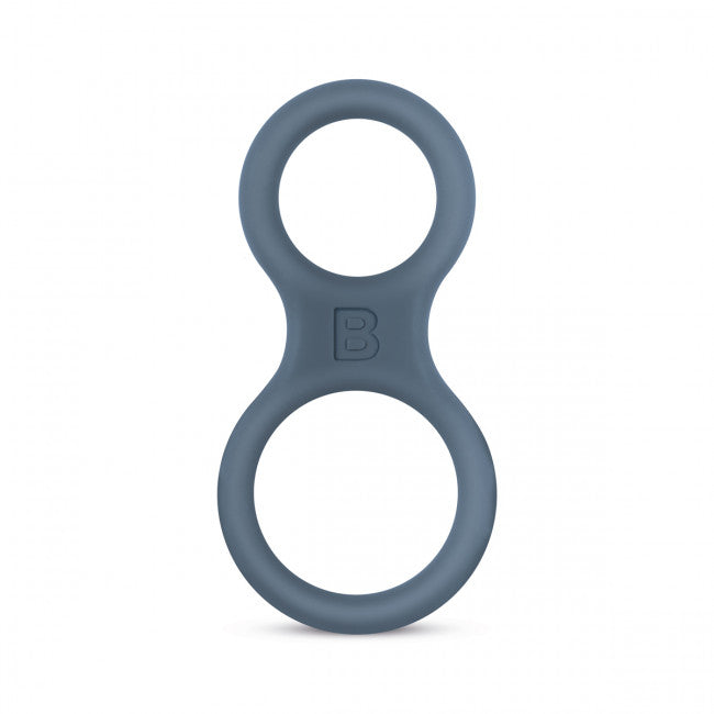Boners Boners Silicone Cock Ring and Ball Stretcher Grey