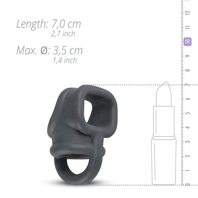 Boners Liquid Silicone Ball Splitter Grey