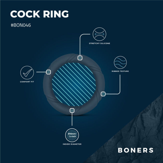 Boners Ergo Cockring Blue