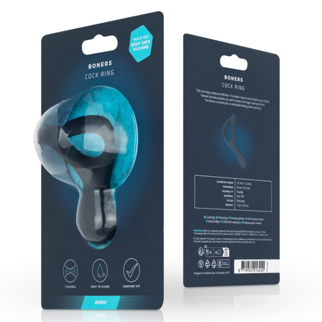 Boners Cockring BON047 Blue