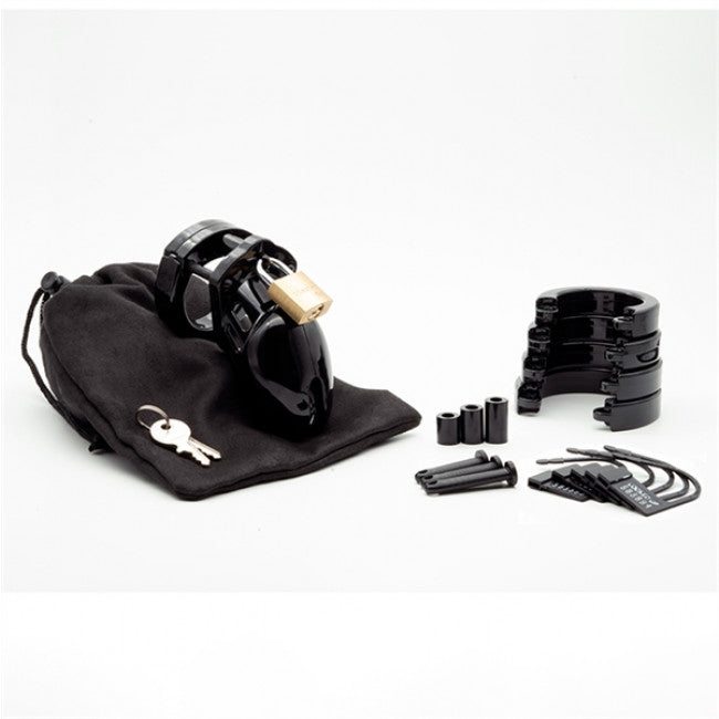 CB-X CB-6000S Male Chastity Device Black