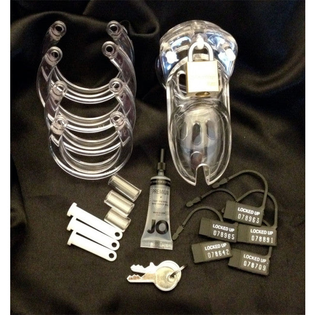 CB-X CB-6000S Small Male Chastity Device Transparent