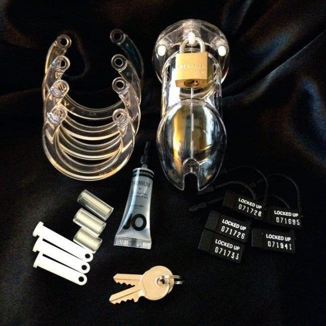 CB-X CB-6000 Male Chastity Device Transparent
