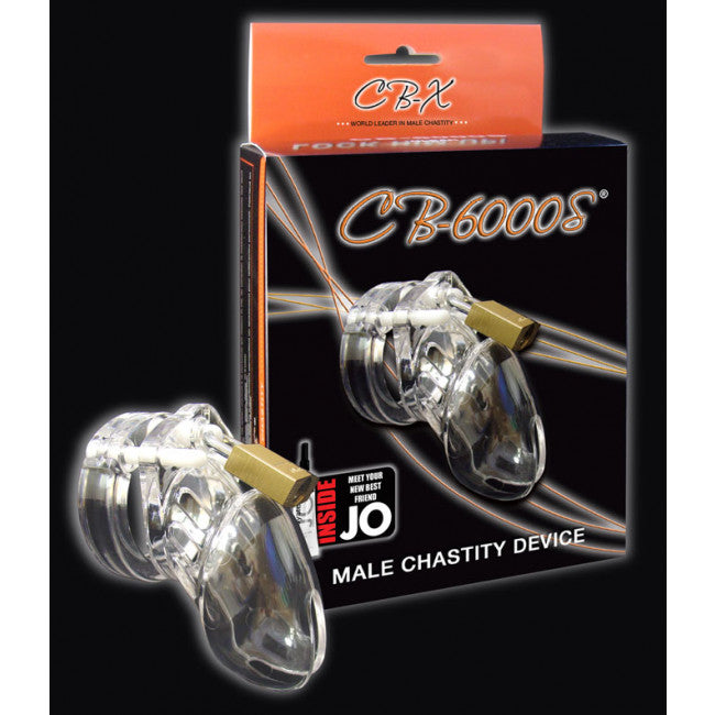 CB-X CB-6000S Small Male Chastity Device Transparent