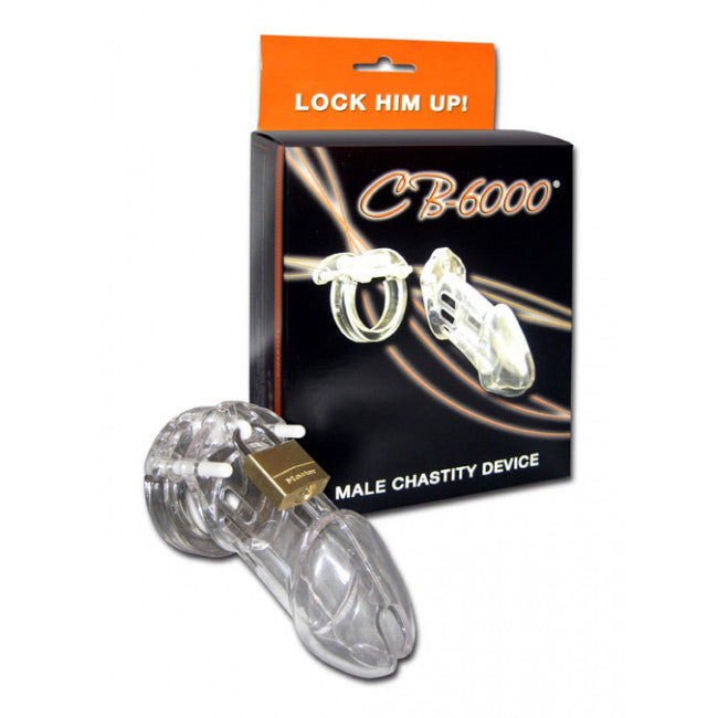 CB-X CB-6000 Male Chastity Device Transparent