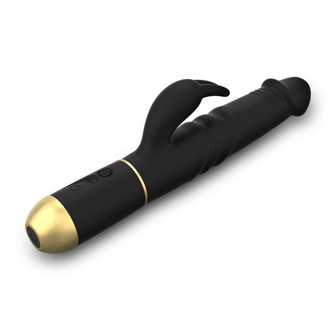 Dorcel Furious Rabbit 2.0 Thrusting and Rotating Vibrator Black