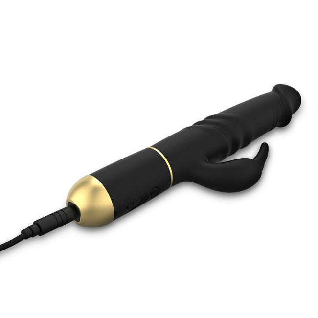 Dorcel Furious Rabbit 2.0 Thrusting and Rotating Vibrator Black