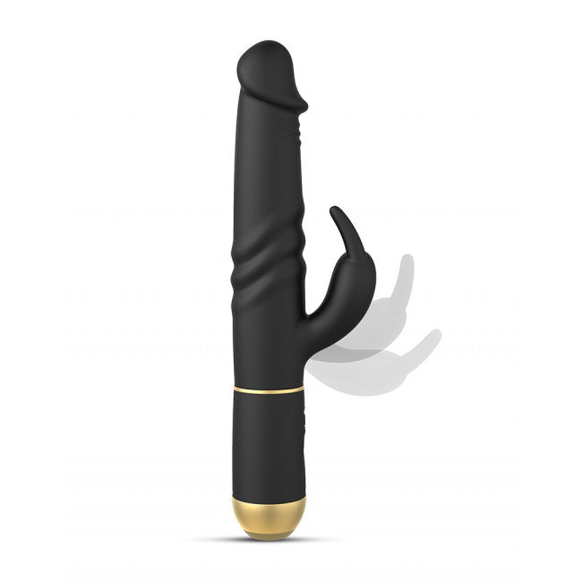 Dorcel Furious Rabbit 2.0 Thrusting and Rotating Vibrator Black