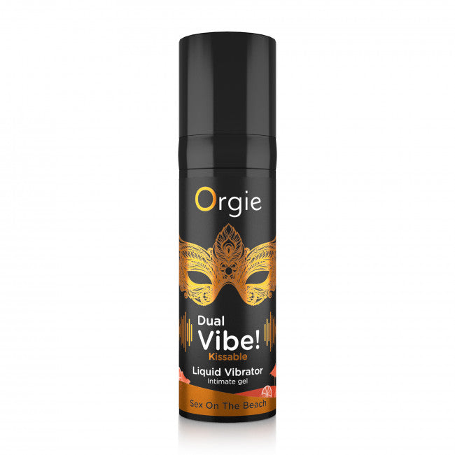 Orgie Dual Vibe! Kissable Liquid Vibrator Sex on the Beach 15ml