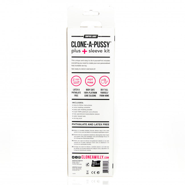 Clone A Pussy Plus Sleeve Kit Hot Pink