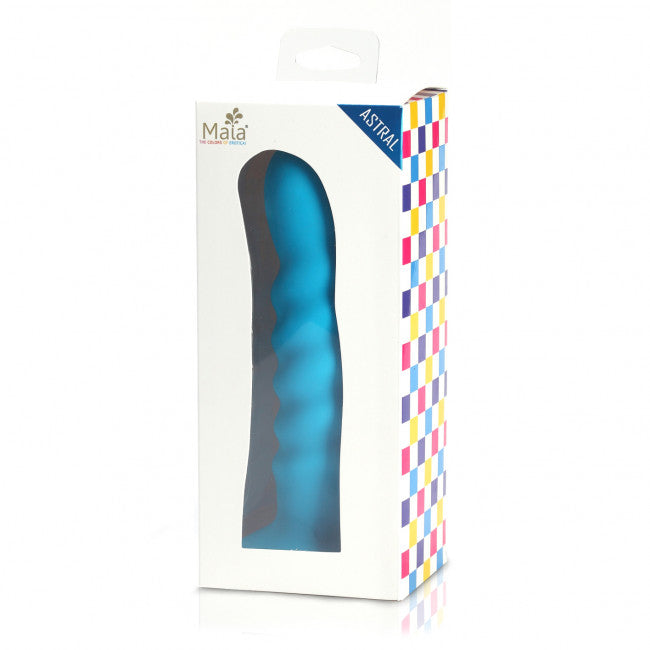 Maia Toys Kendall Silicone Dildo Blue