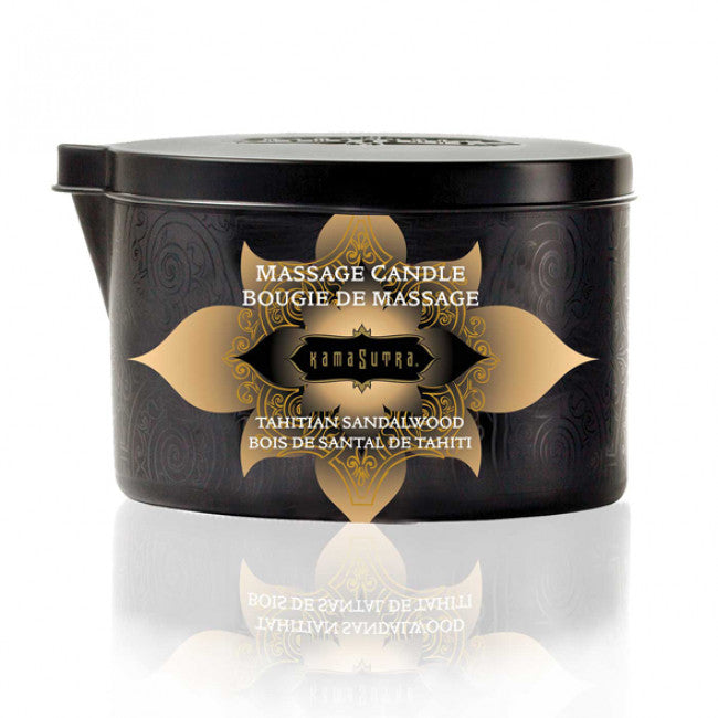 KamaSutra Ignite Massage Oil Candle Tahitian Sandalwood 170g
