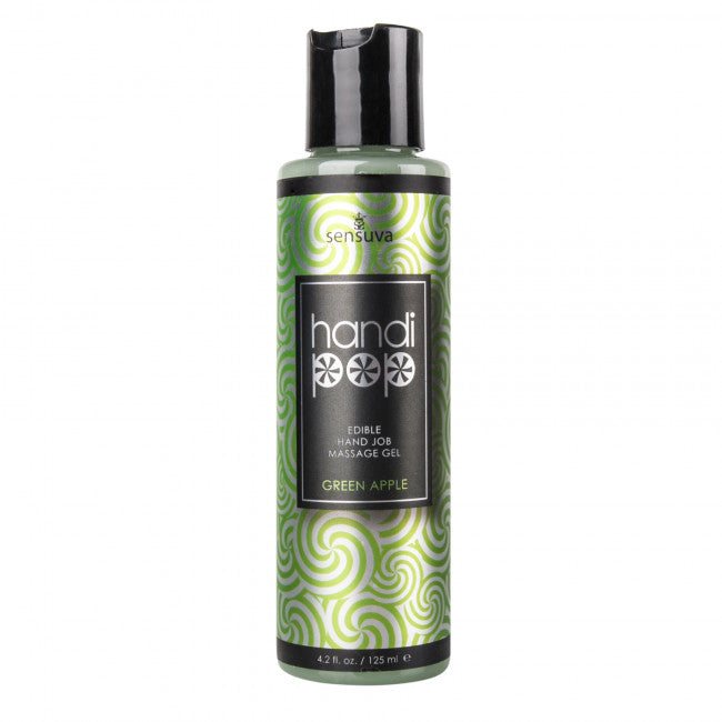 Sensuva Handipop Green Apple Edible Hand Job Massage Gel 125ml