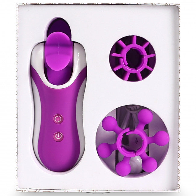 FeelzToys Clitella Oral Clitoral Stimulator Purple