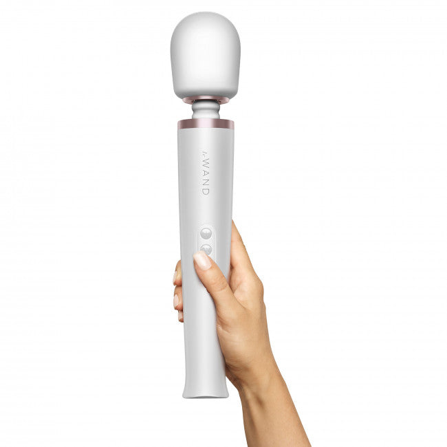 Le Wand Rechargeable Massager - Luxury Massage Head Pearl White