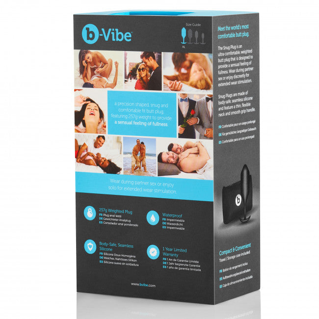 b-Vibe Snug Plug 4 Black